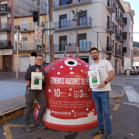 Una campanya d&rsquo;Ecovidrio anima a reciclar vidre durant les festes de Nadal a Cocentaina