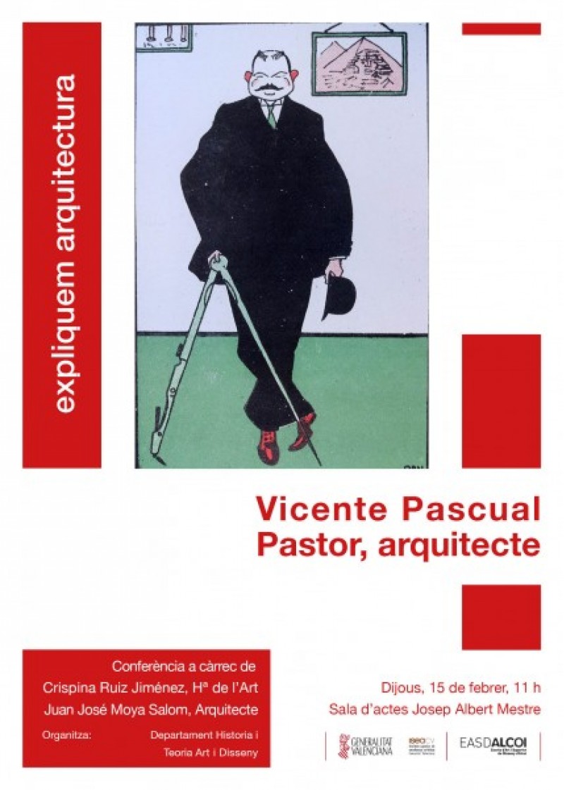 Assisteix a la conferència sobre l’alcoià Vicent Pascual Pastor ‘De l’Historicisme al Modernisme’ / EASD