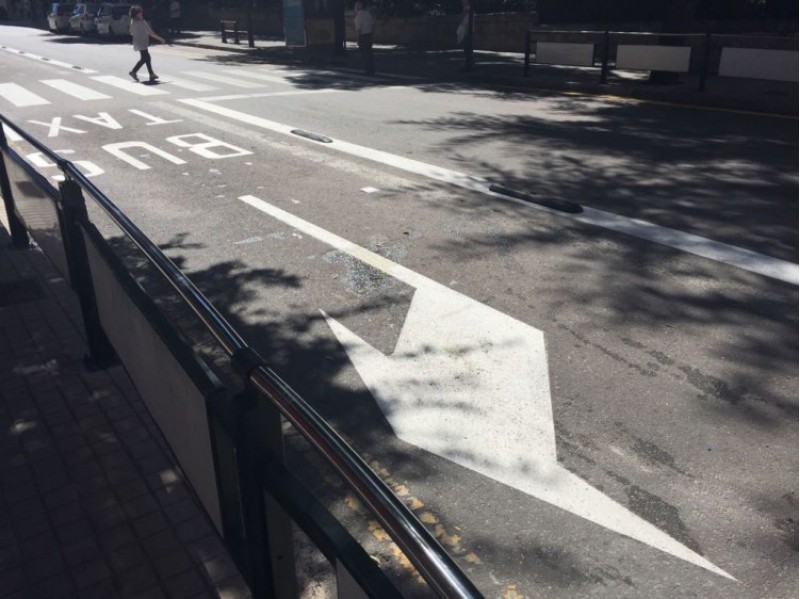 Aquest és el tram que Ciutadans proposa per a que siga també d'eixida de vehicles