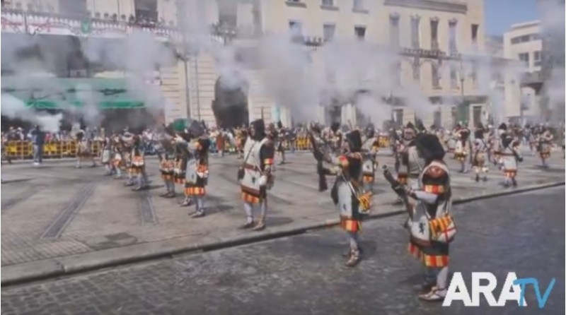 Un moment de l'alardo de les festes del 2016/AM