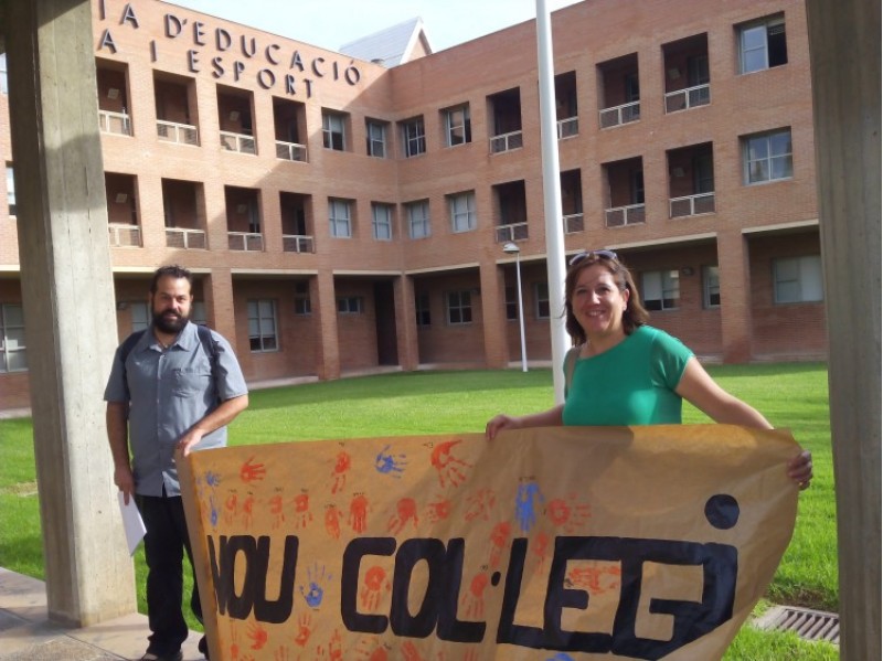 L'alcalde de Muro i la regidora d'educació visiten la conselleria