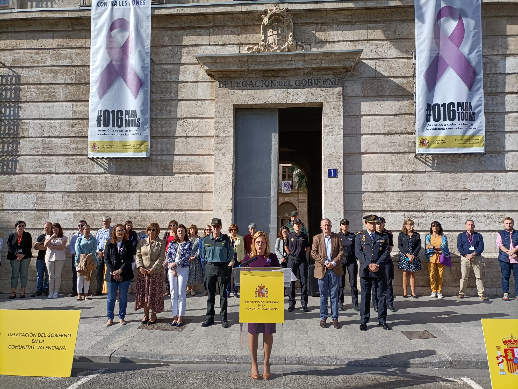 Concentració a la Delegació del Govern a València